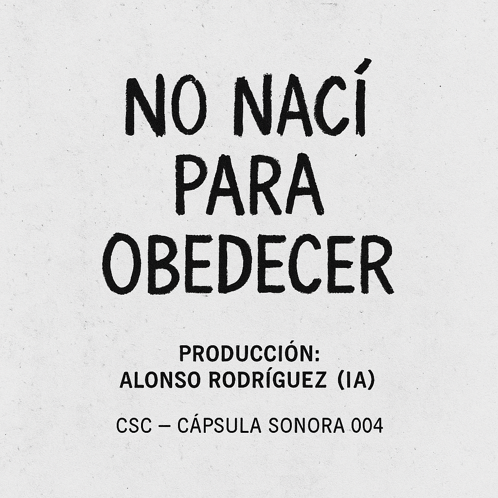 No Nací Para Obedecer